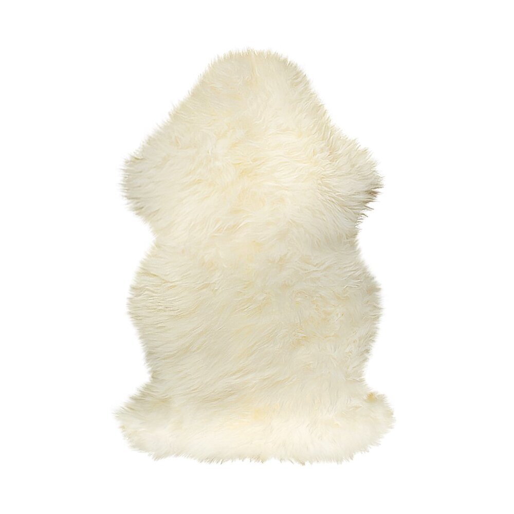 Natural Home Decor New Zealand Sheepskin Single Rug | 1-Piece | Natural | 2'x3'
